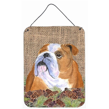 Carolines Treasures Bulldog English Aluminium Metal Wall Or Door Hanging Prints SS4082DS1216